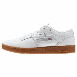 Adidasy Męskie Reebok Club Workout Białe/Szare PL 21IWAEK